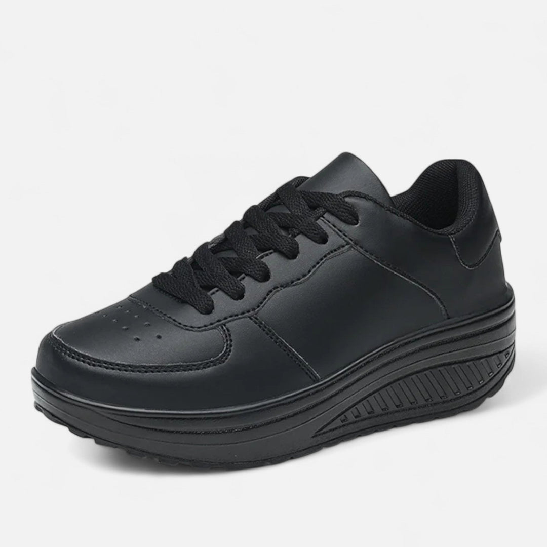 Maison Dresson | Women’s Leather Wedge Sneakers Édition Élégance
