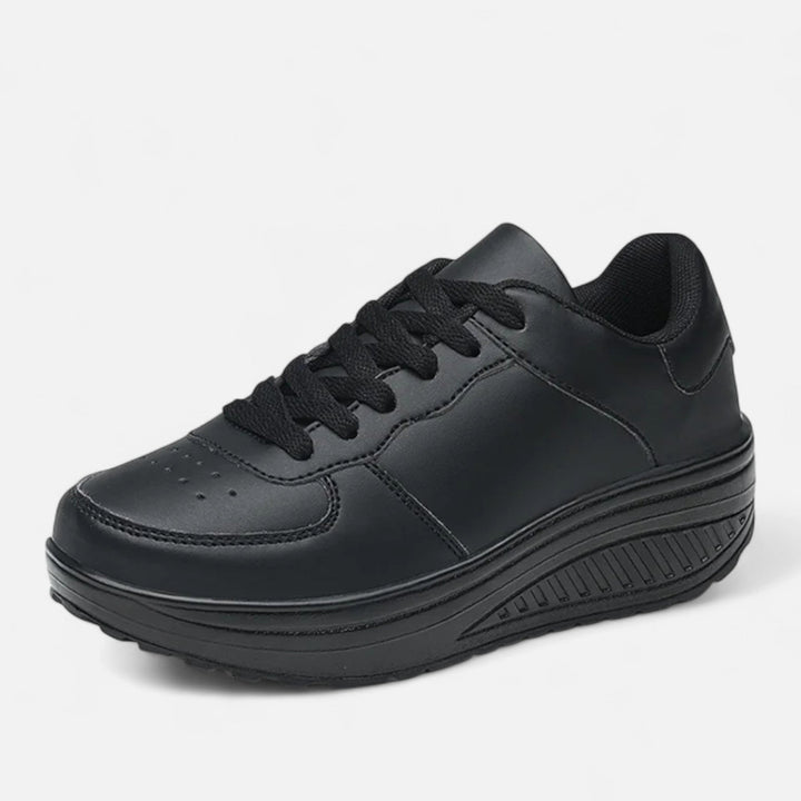 Maison Dresson | Women’s Leather Wedge Sneakers Édition Élégance