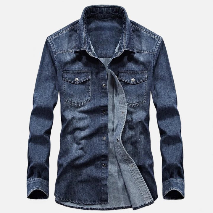 Maison Dresson| Men’s Loose-Fit Denim Shirt for Autumn/Winter