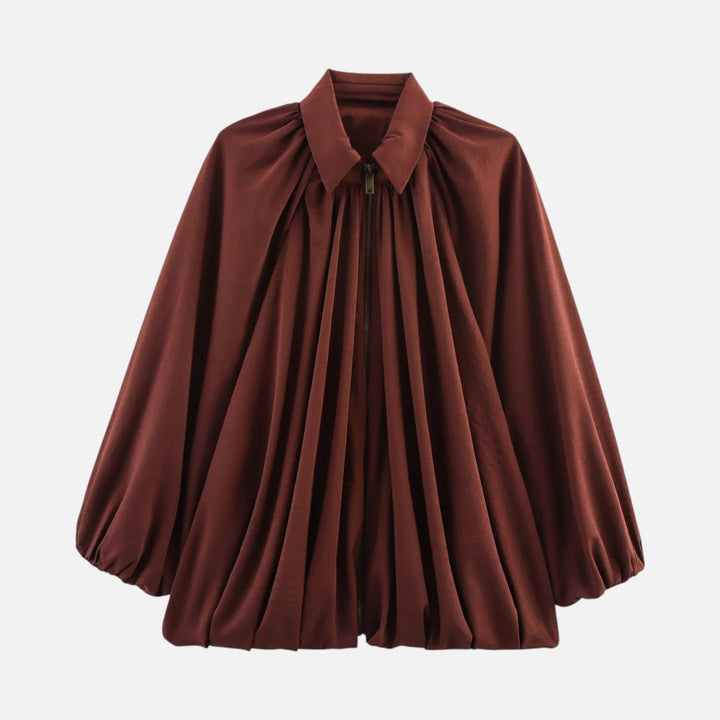 Maison Dresson | Women’s Pleated Lapel Blouse
