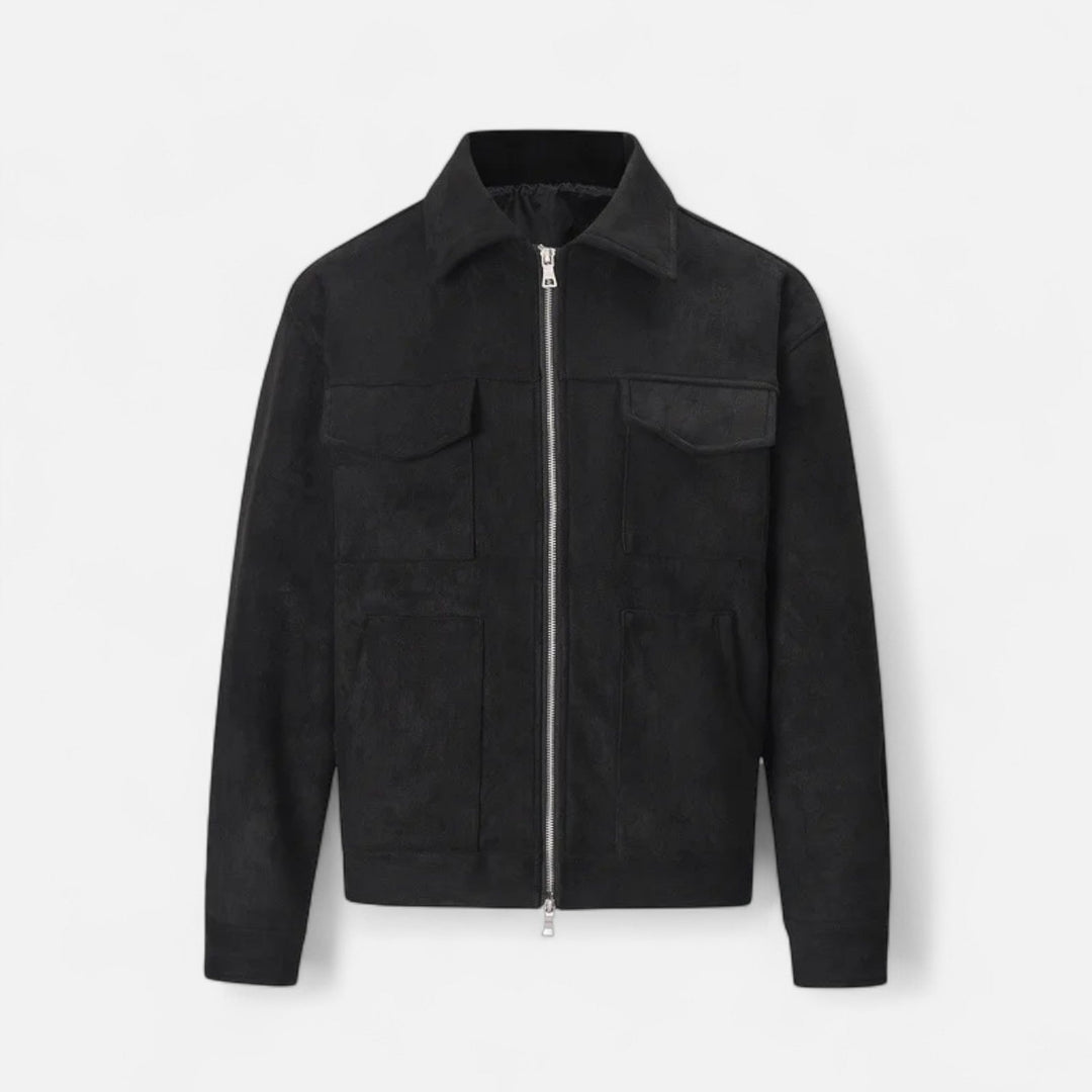 Ryan | Loose-Fit Suede Jacket