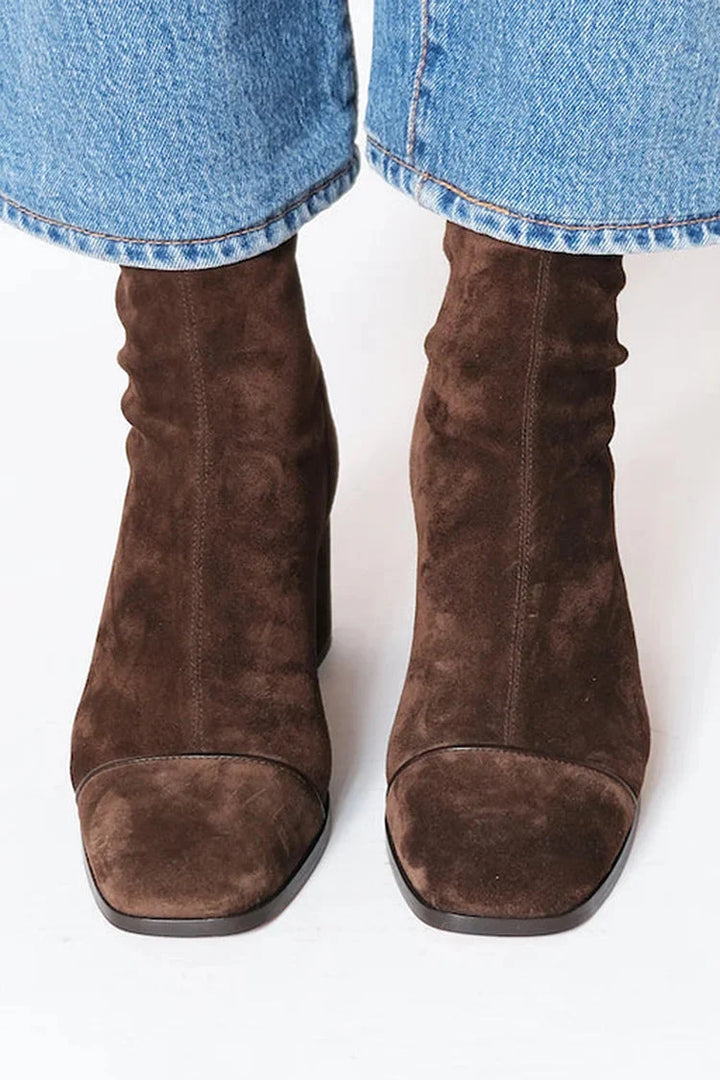 Seraphina | Square toe heeled boots