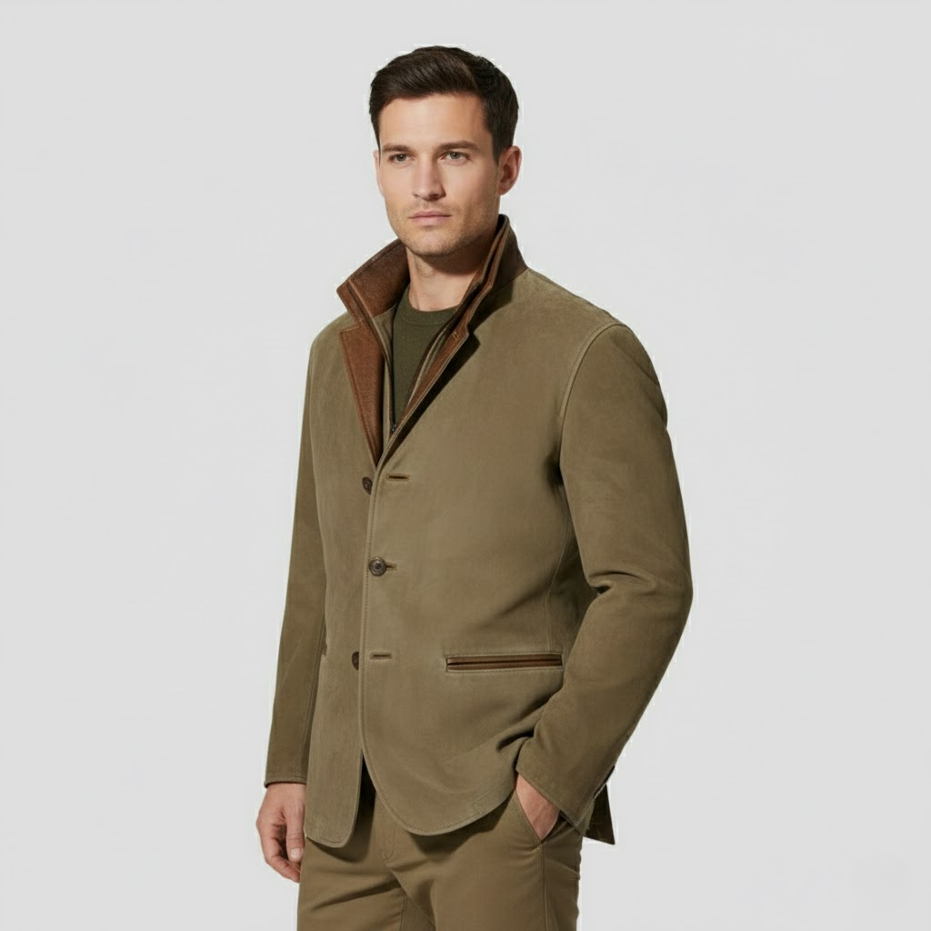 Men's Suede Field Jacket