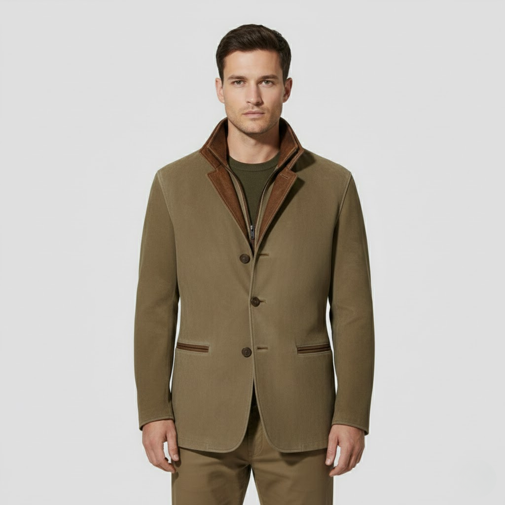 Men's Suede Field Jacket