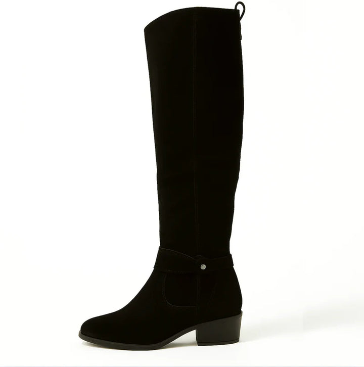 Lauren | Suede Knee-High Boots