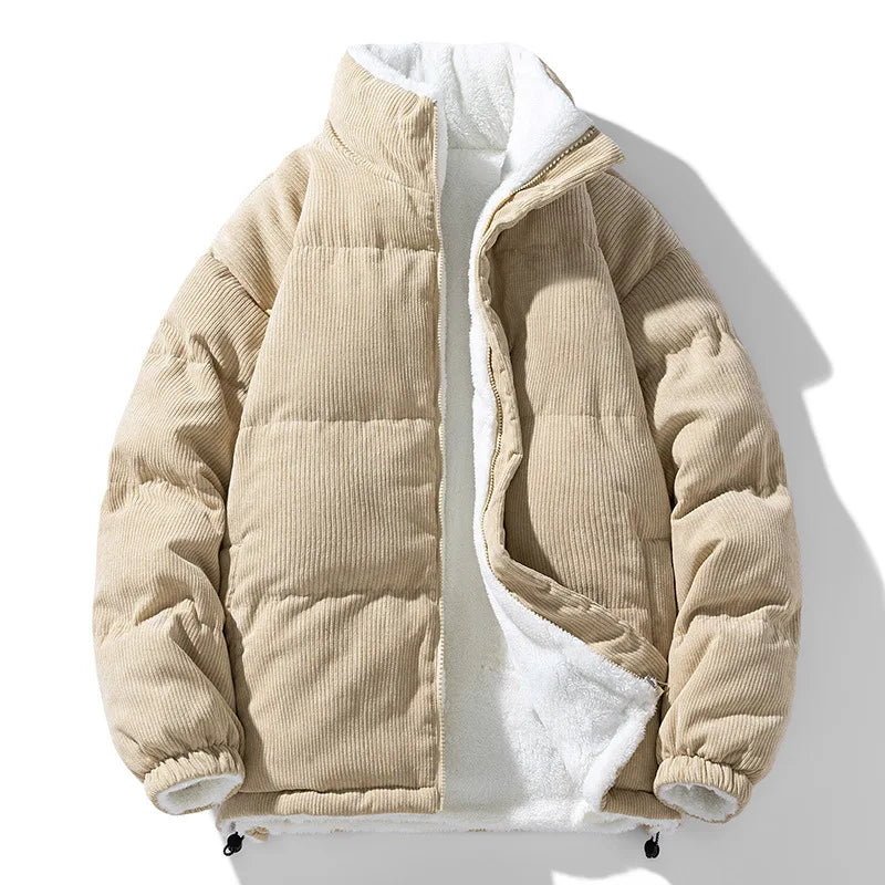 Ethan | Men's Winter Corduroy Puffer Jacket