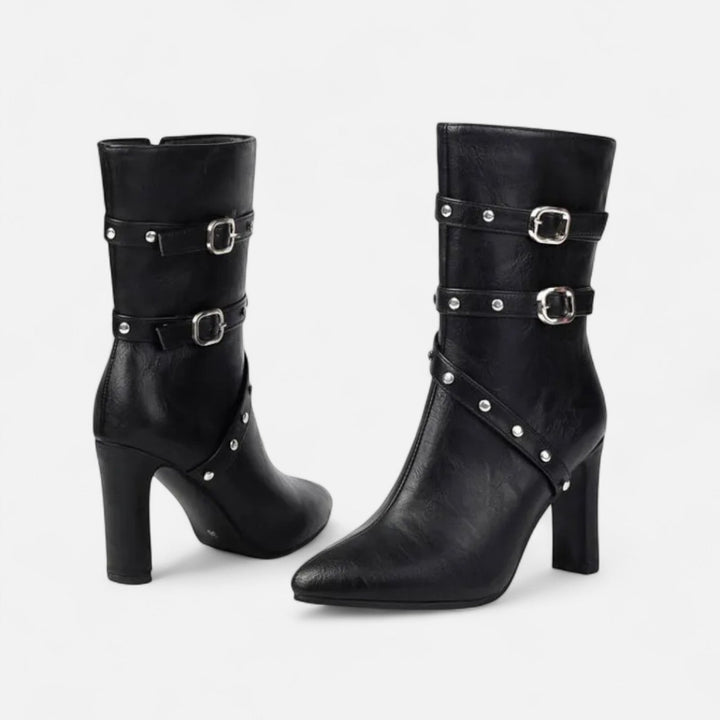 Maison Dresson | Women’s Leather Ankle Boots – Winter Luxe Pointed Toe