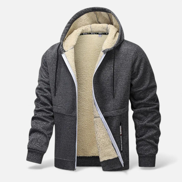 Maison Dresson Men’s Fleece-Lined Winter Hoodie Jacket – Stay Warm and Stylish This Season