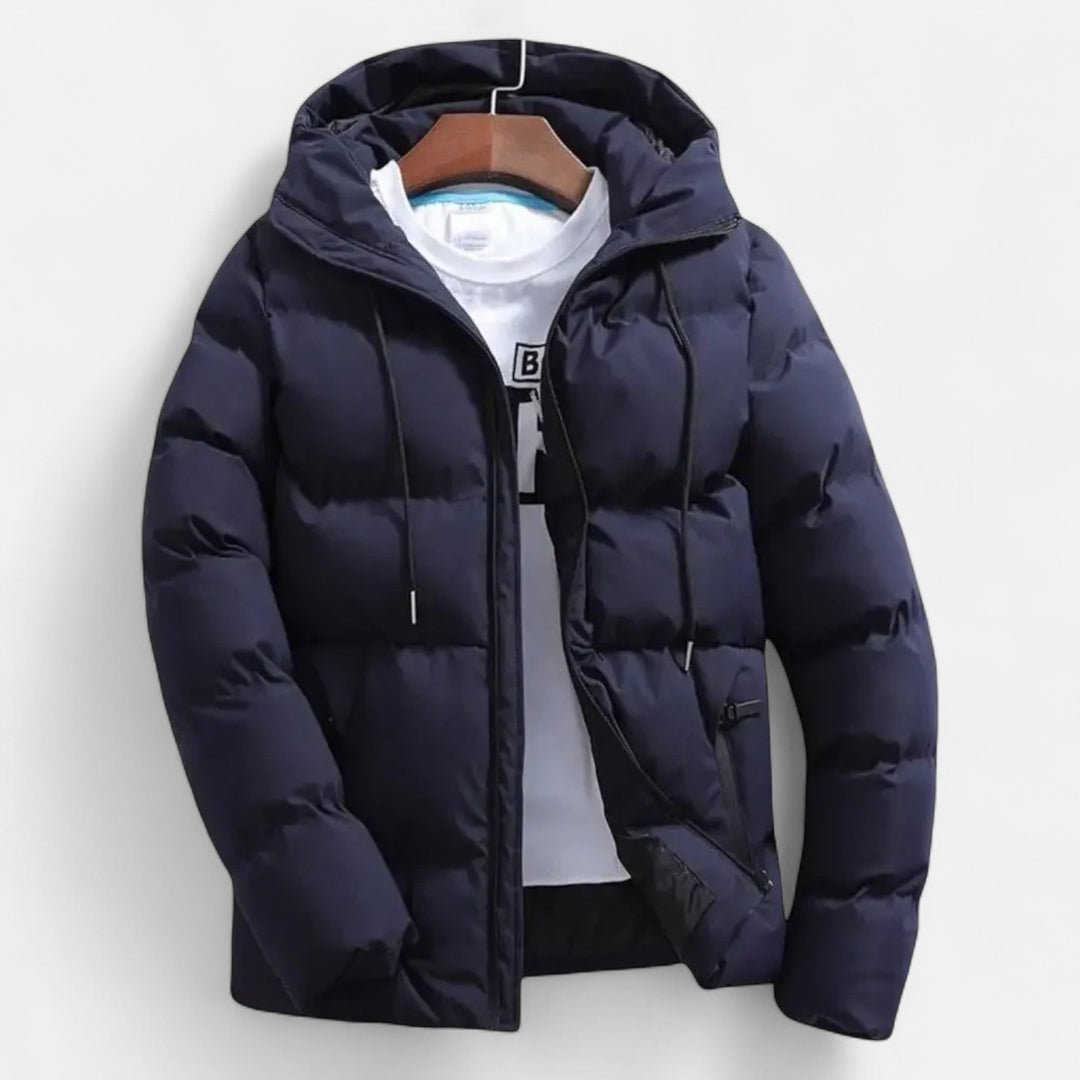 Maison Dresson Men’s Hooded Puffer Jacket – A Timeless Cold-Weather Essential