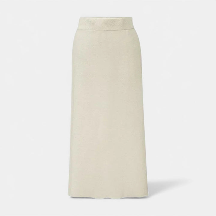 Maison Dresson | Women’s Wool A-Line Split Midi Skirt