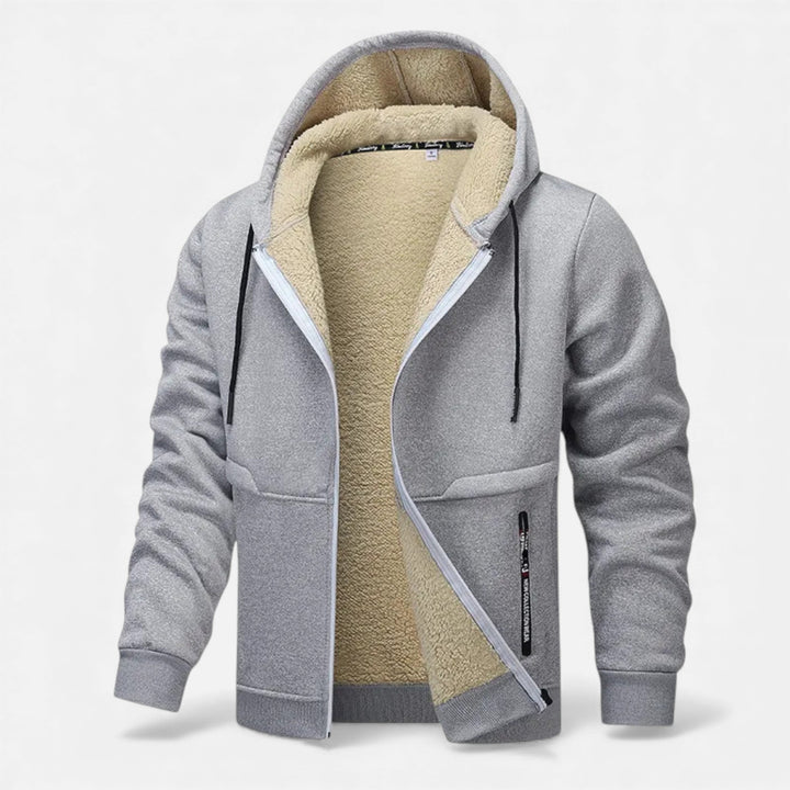 Maison Dresson Men’s Fleece-Lined Winter Hoodie Jacket – Stay Warm and Stylish This Season