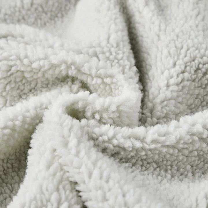 Maison Dresson Men's Plush Lamb Fleece Hooded Winter Coat