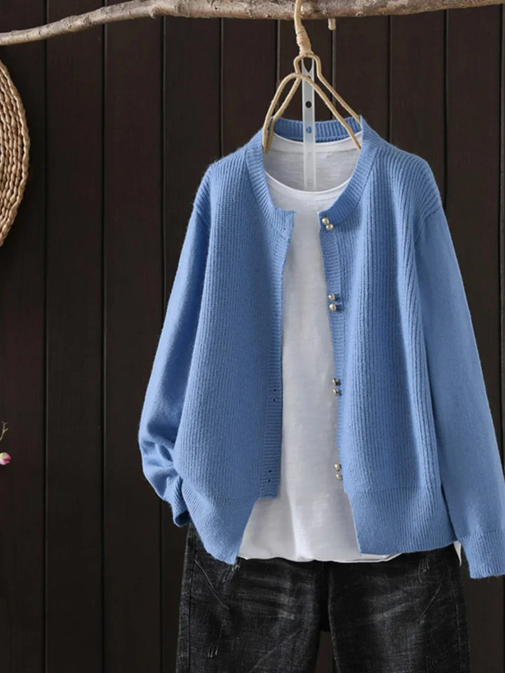 Daphne | Pearl-Button Cardigan