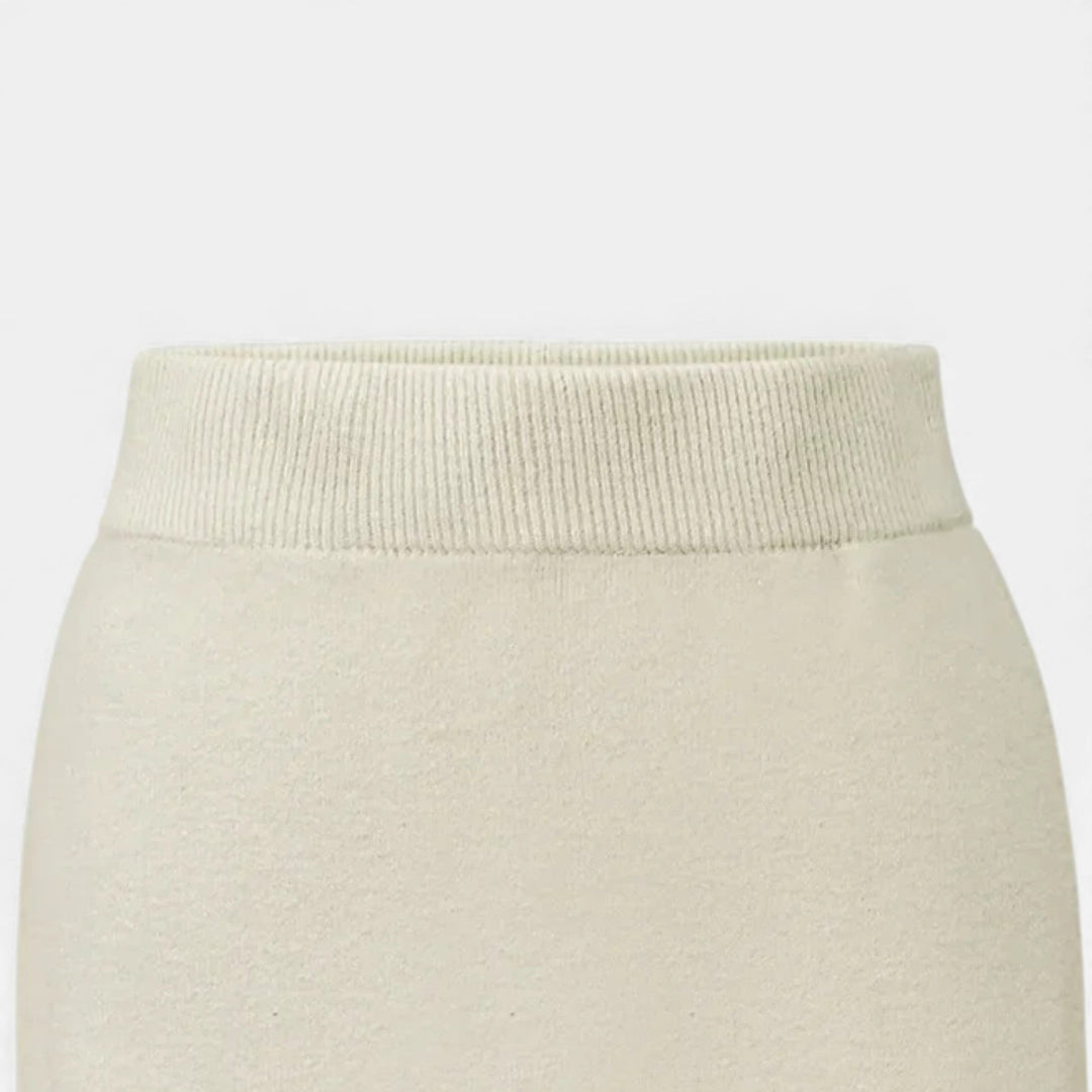 Maison Dresson | Women’s Wool A-Line Split Midi Skirt