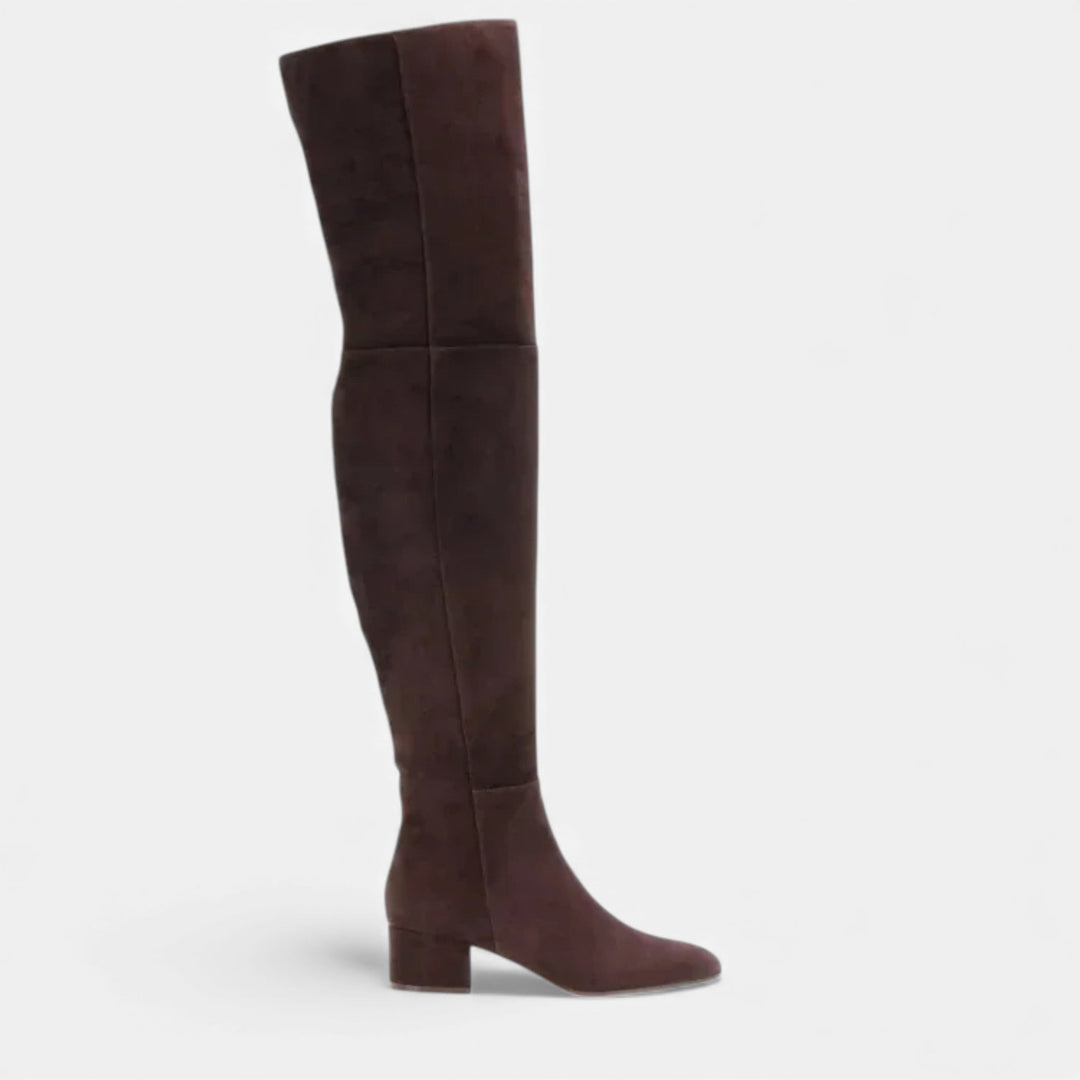 Maison Dresson | Women’s Over-the-Knee Synthetic Suede Winter Boots