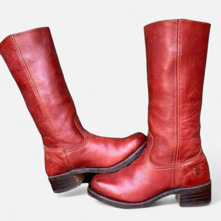 Maison Dresson | Women’s Glossed Equestrian Thigh-High Boots