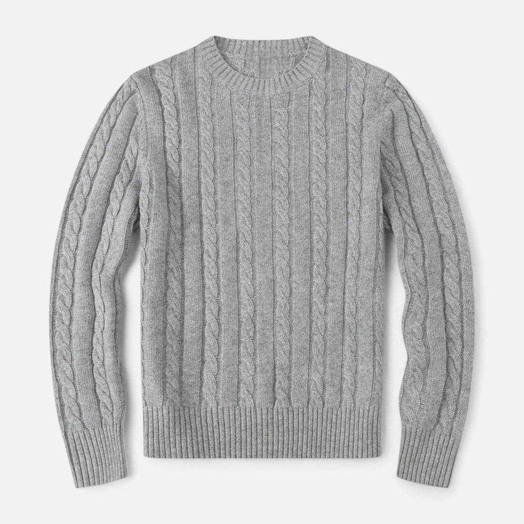 Maison Dresson | Men’s Cotton Blend Sweater – Timeless Round Neck Style