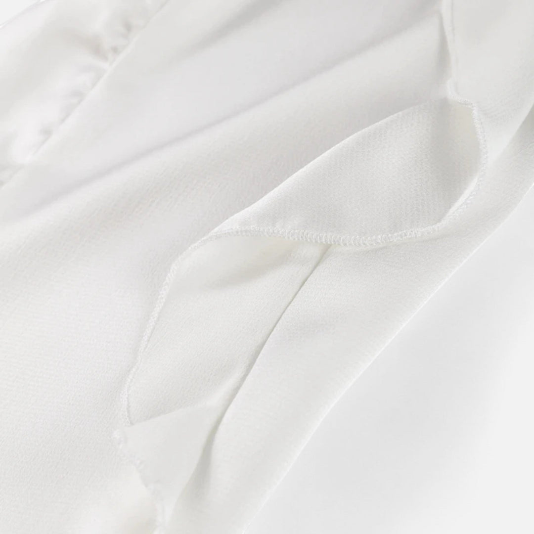Maison Dresson | Women's Elegant Chiffon Ruffled Blouse