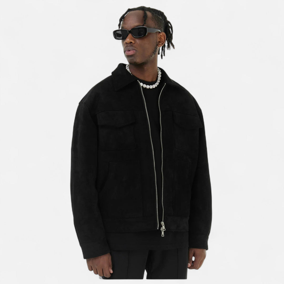 Ryan | Loose-Fit Suede Jacket