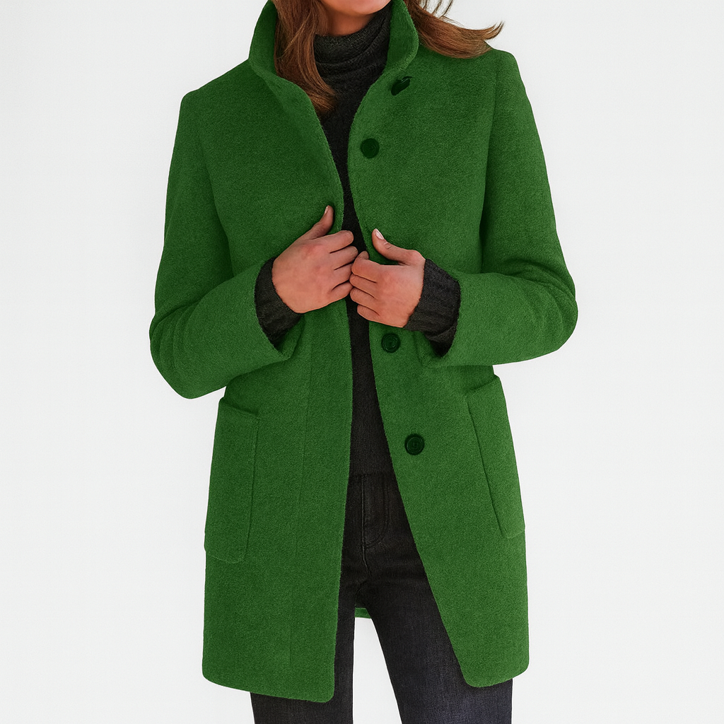 Janine | Women's High Collar Coat