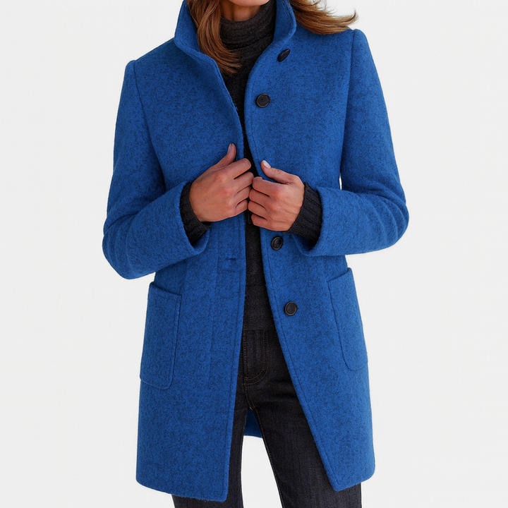 Janine | Women's High Collar Coat