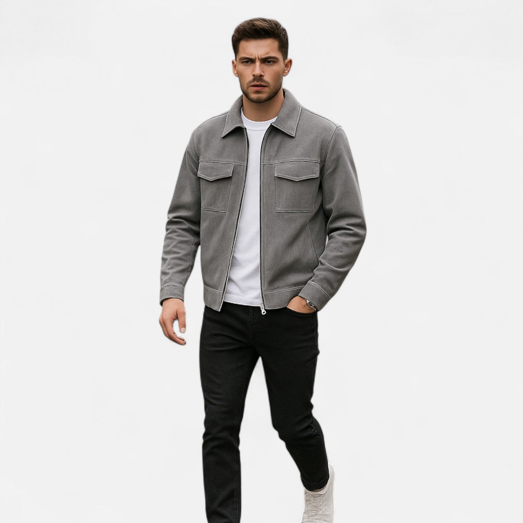 Ryan | Loose-Fit Suede Jacket