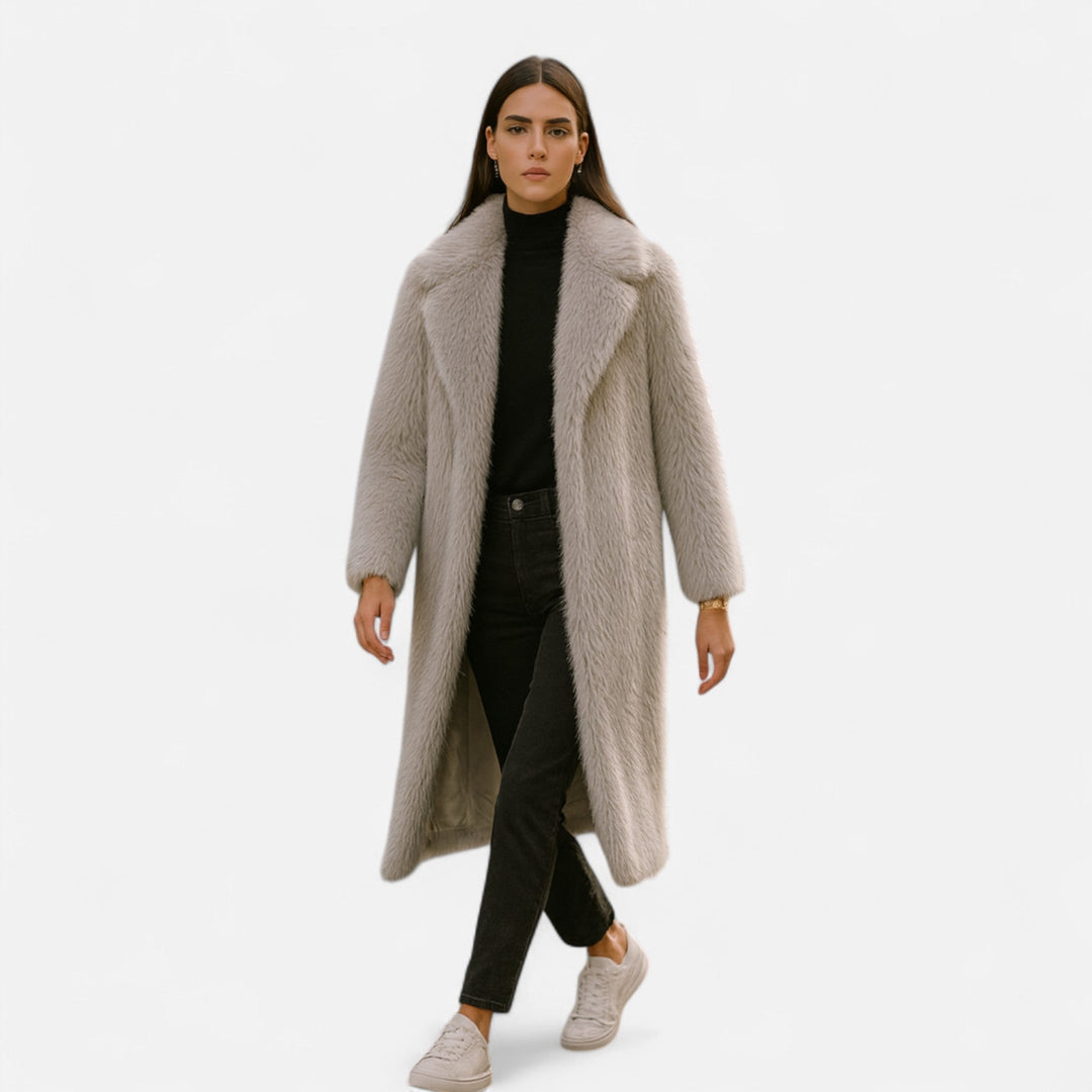 Maison Dresson | Women’s Long Faux Fur Overcoat
