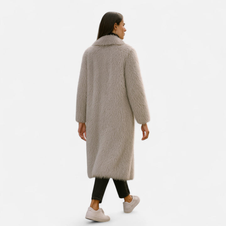 Maison Dresson | Women’s Long Faux Fur Overcoat