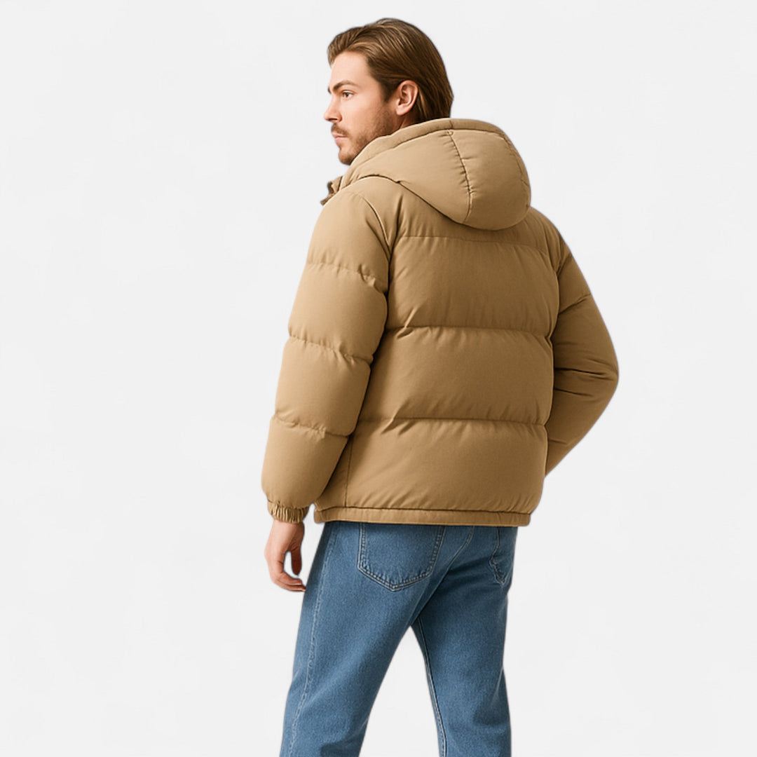 Maison Dresson Unisex Hooded Cotton Puffer Jacket – Cozy Warmth and Everyday Style
