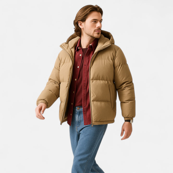 Maison Dresson Unisex Hooded Cotton Puffer Jacket – Cozy Warmth and Everyday Style