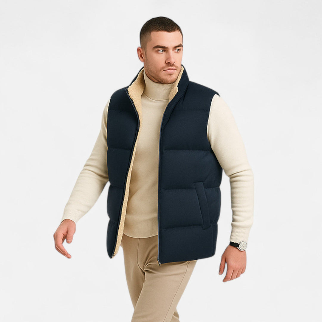 Justin | Lambswool Winter Vest