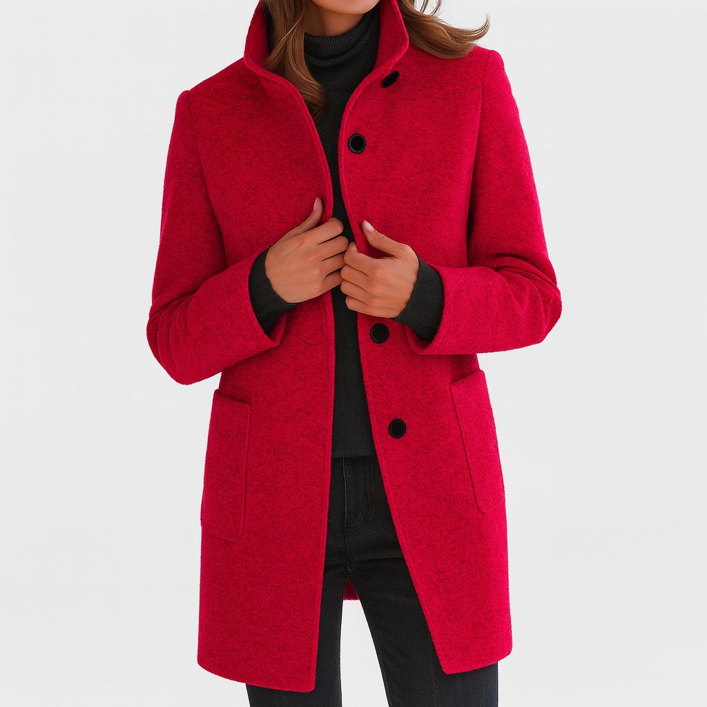 Janine | Women's High Collar Coat