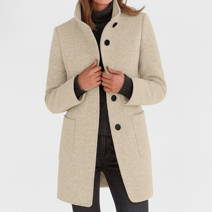 Janine | Women's High Collar Coat