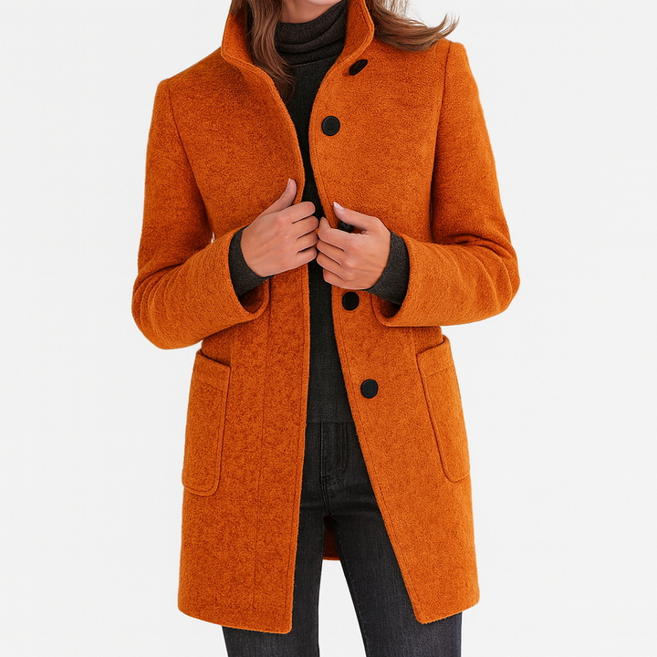 Janine | Women's High Collar Coat