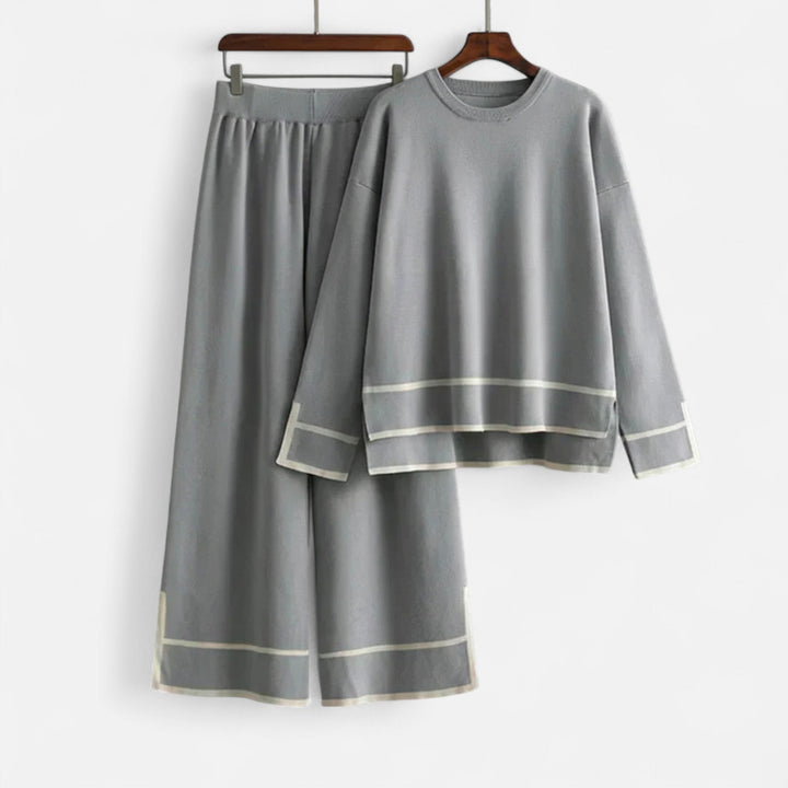 Maison Dresson | Women’s Knitted Two-Piece Set – Effortless Winter Poise