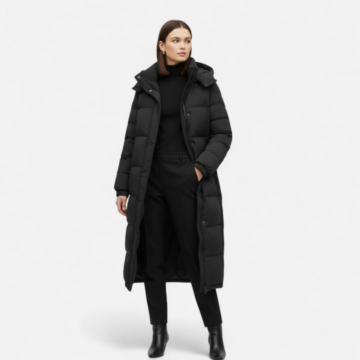 James | Unisex Long Cotton Puffer Jacket