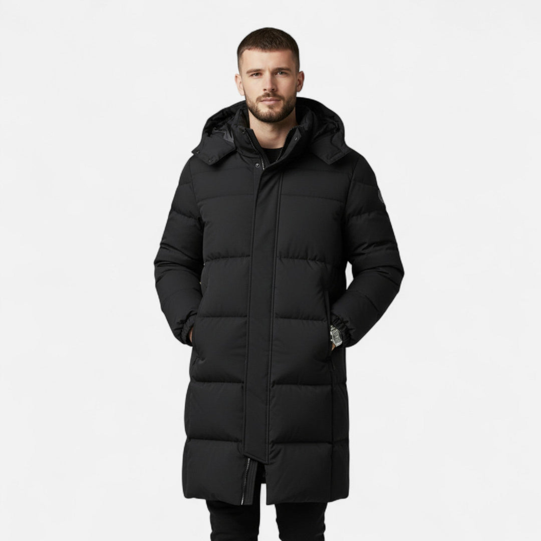 James | Unisex Long Cotton Puffer Jacket