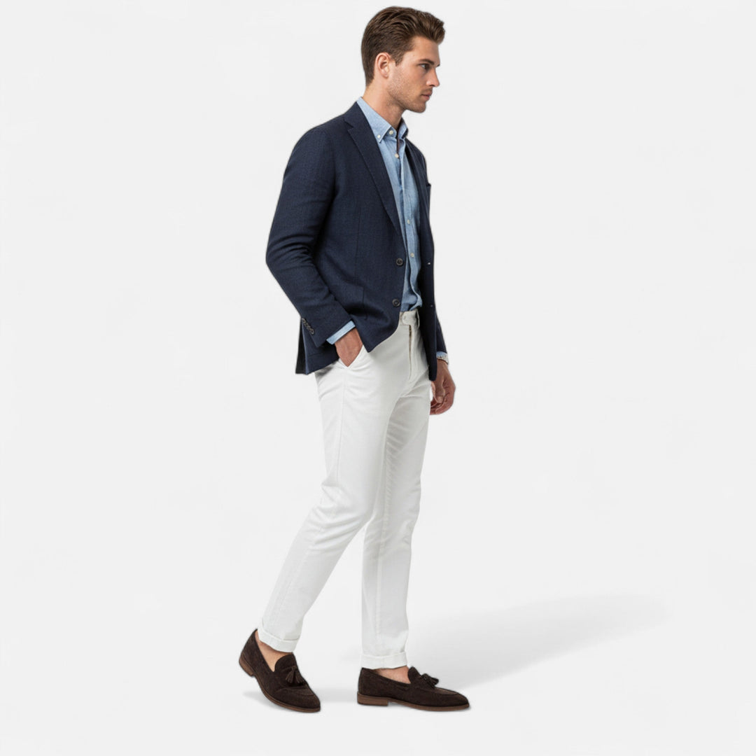 Maison Dresson | Men’s Nubuck Leather Loafers | Classic British Style