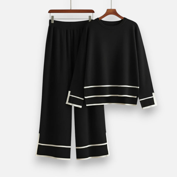 Maison Dresson | Women’s Knitted Two-Piece Set – Effortless Winter Poise