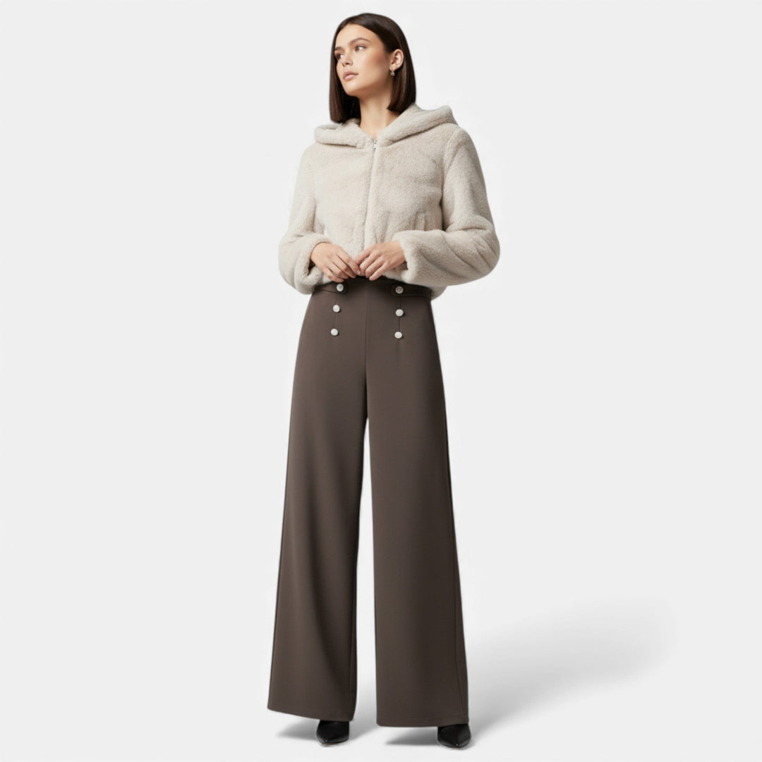 Maison Dresson | Women’s Wide-Leg High-Waist Trousers