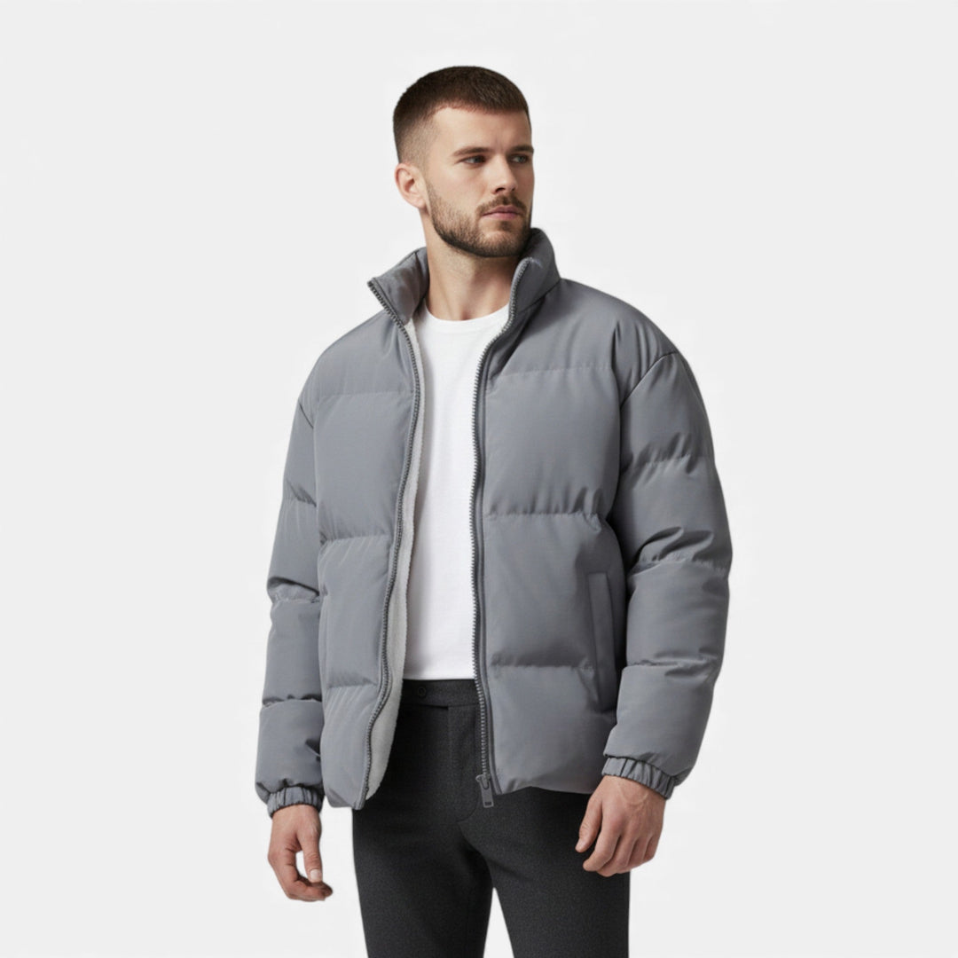 Maison Dresson Men’s Plush Puffer Jacket — Cozy Warmth for Autumn & Winter