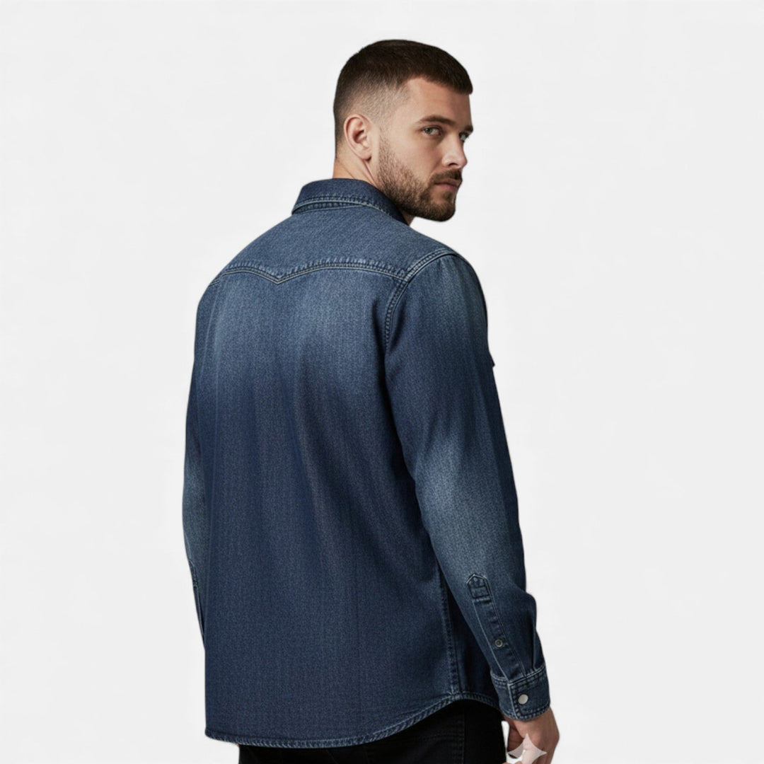 Maison Dresson| Men’s Loose-Fit Denim Shirt for Autumn/Winter