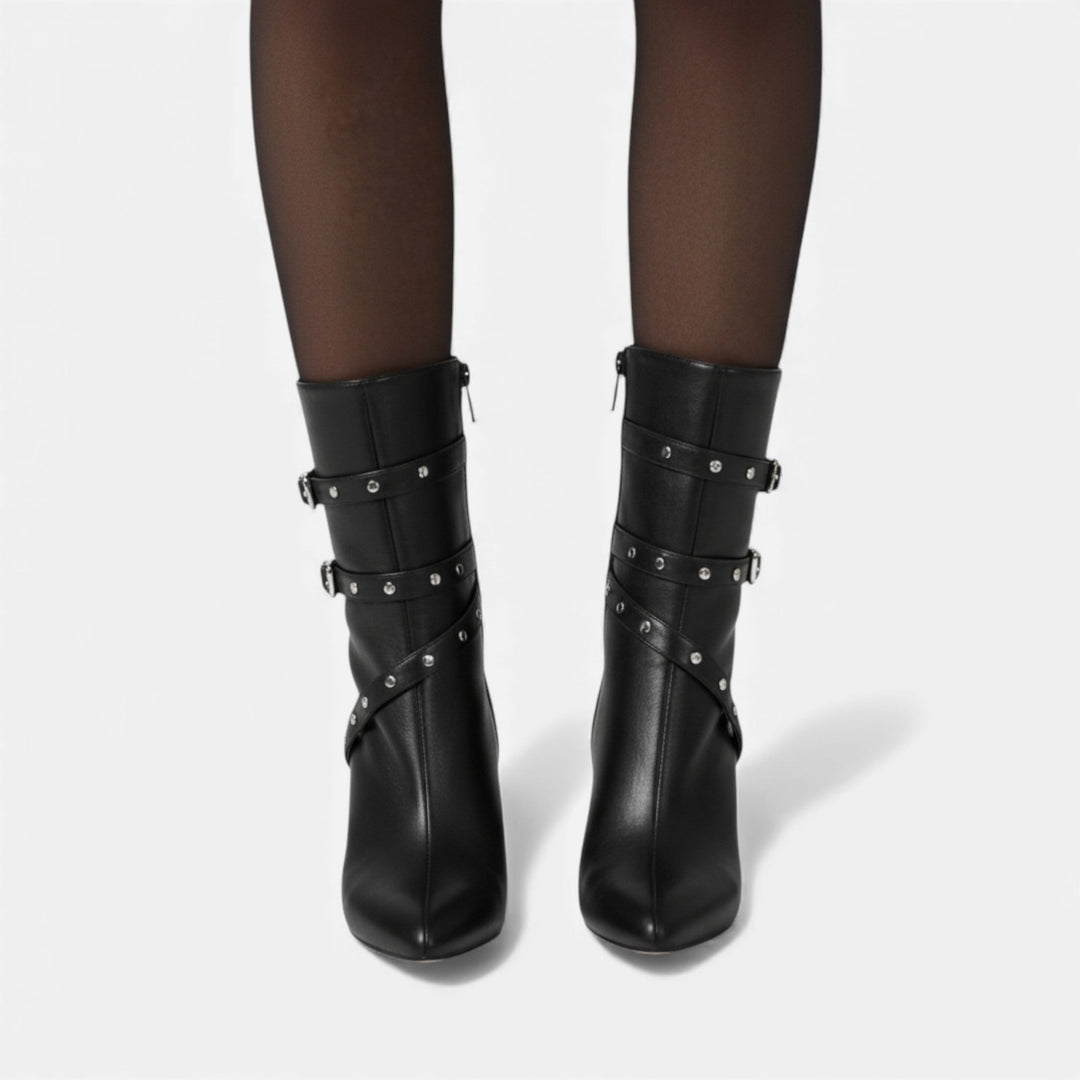 Maison Dresson | Women’s Leather Ankle Boots – Winter Luxe Pointed Toe