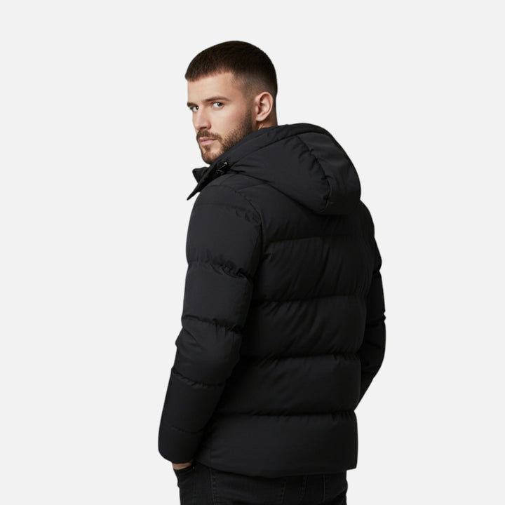 Maison Dresson Men’s Hooded Puffer Jacket – A Timeless Cold-Weather Essential