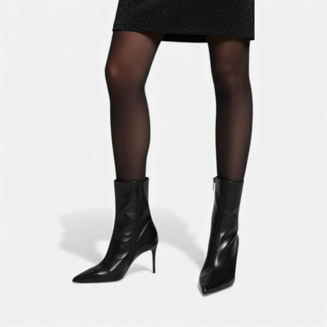 Maison Dresson | Women’s Pointed-Toe Heeled Boots – Retro Luxe Flair