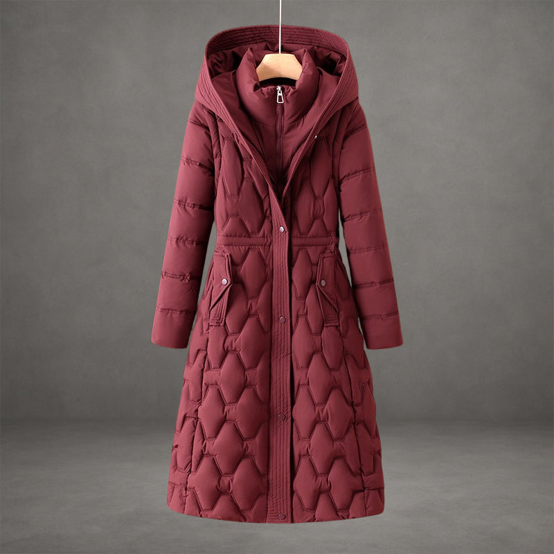 Lauren | Longline Hooded Down Coat