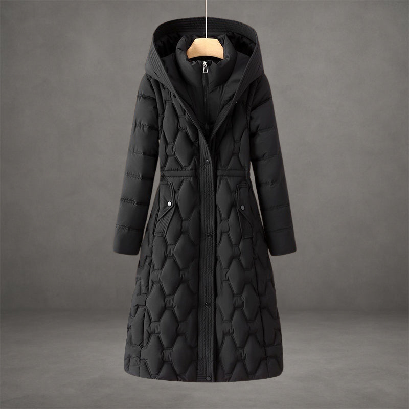 Lauren | Longline Hooded Down Coat