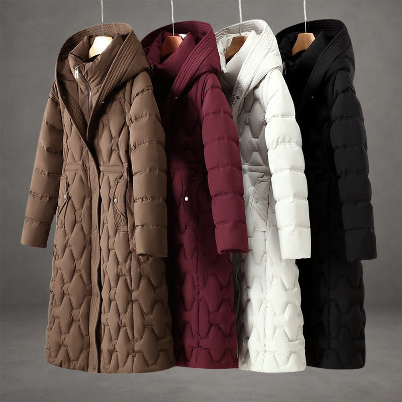 Lauren | Longline Hooded Down Coat