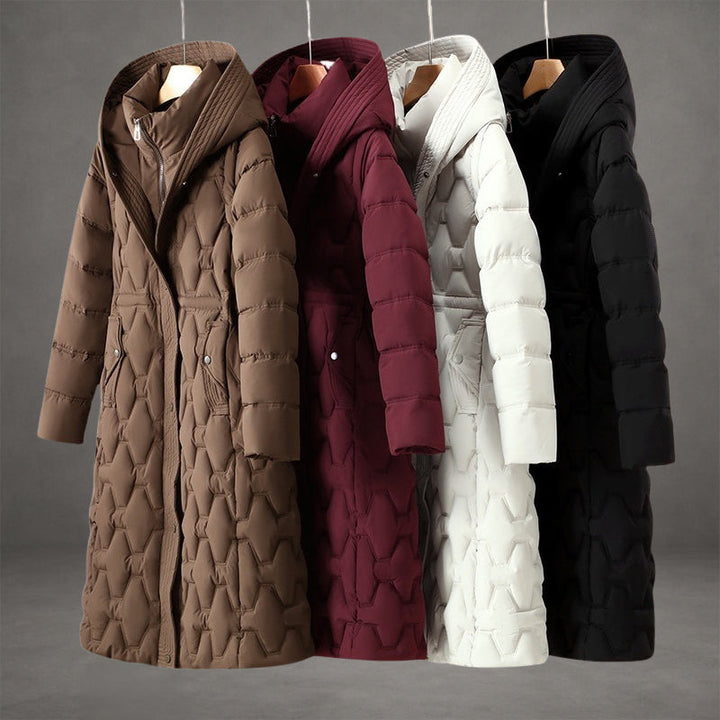 Lauren | Longline Hooded Down Coat