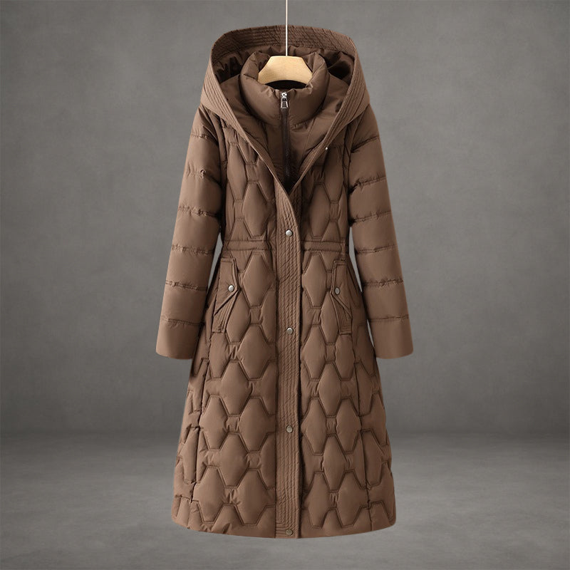Lauren | Longline Hooded Down Coat